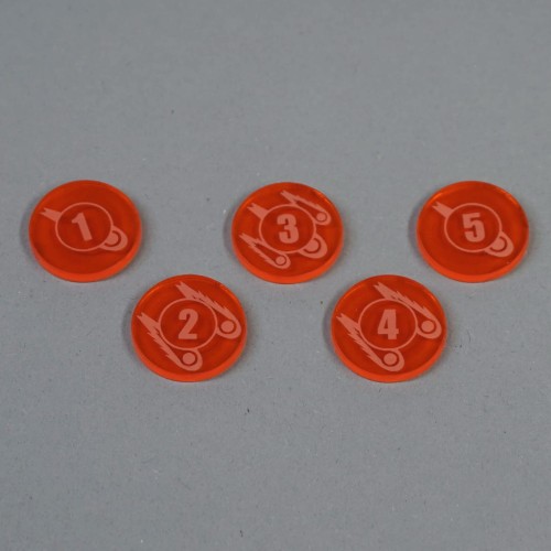Color: ACRYL - orange trans