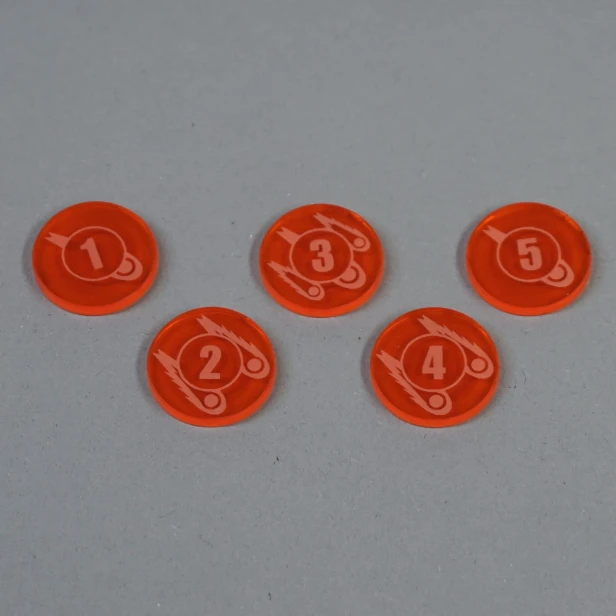 Color: ACRYL - orange trans
