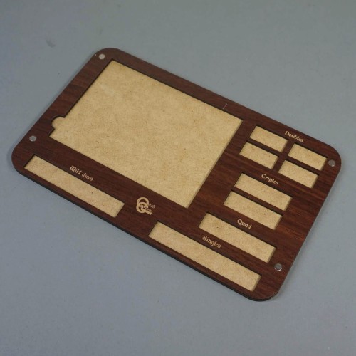 Tray's Color: HDF - Dark Walnut