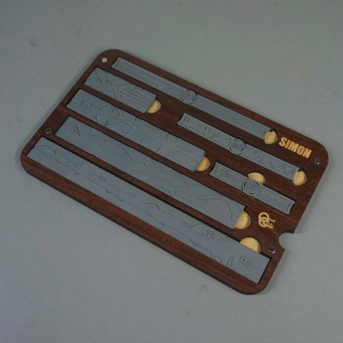 Tray's Color: HDF - Dark Walnut