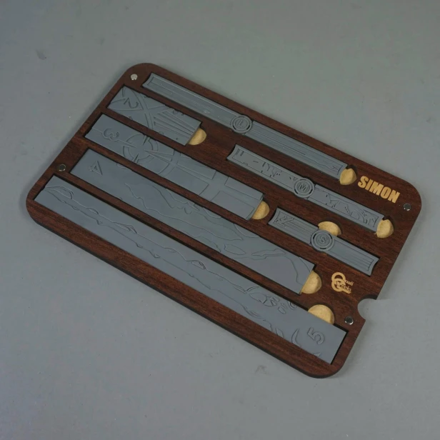 Tray's Color: HDF - Dark Walnut
