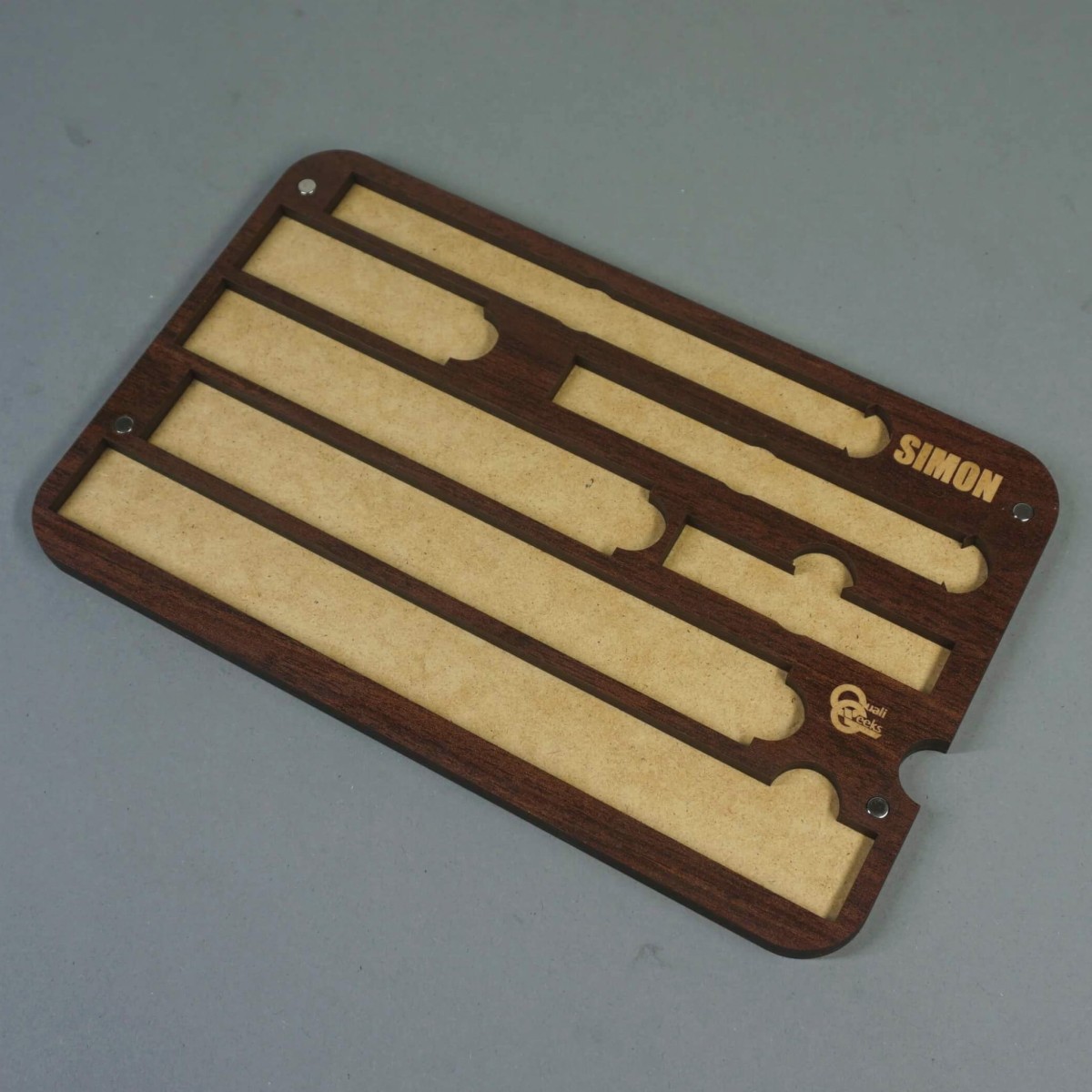 Tray's Color: HDF - Dark Walnut