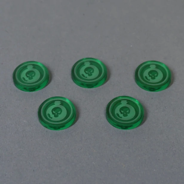 Color: ACRYL - green trans