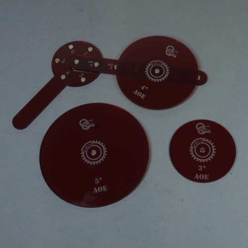 Color: ACRYL - red trans
