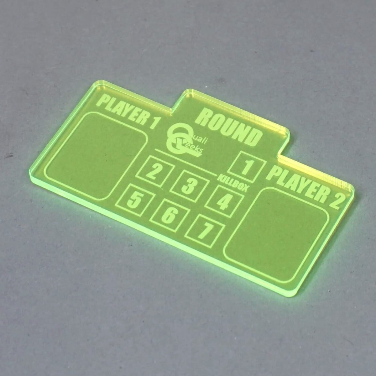 Color: ACRYL - green fluo