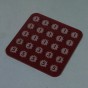 Color: ACRYL - red trans