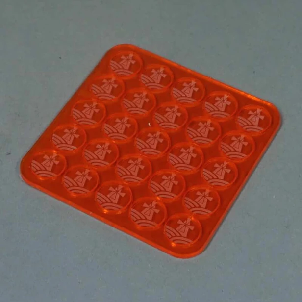 Color: ACRYL - orange trans