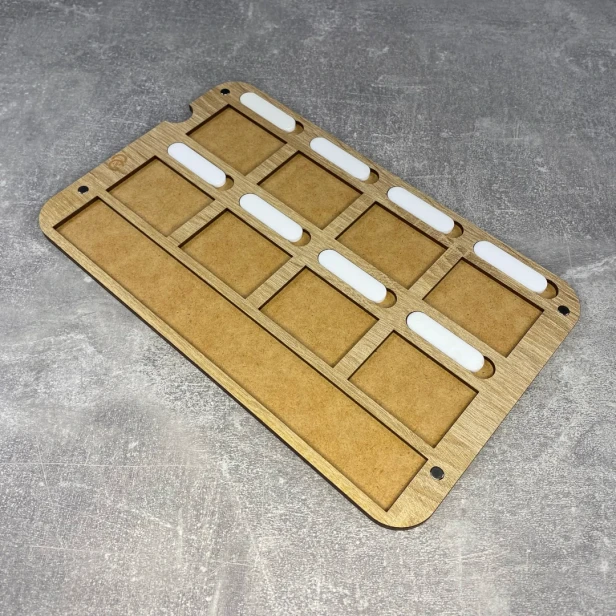Uniwersalna tacka na znaczniki; hdf dąb sonoma zdjęcie 2.webp