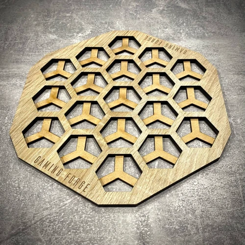Planszetka pasująca do Neuroshima HEX 3.0 Mini; HDF Dąb Sonoma.webp