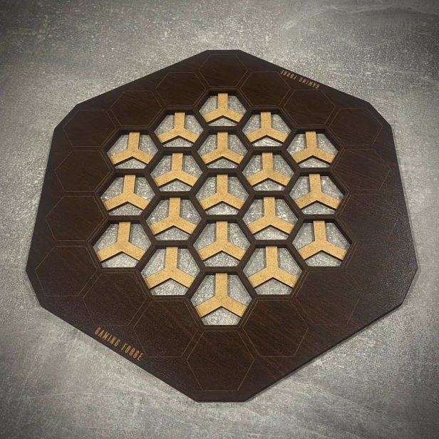Planszetka pasująca do Neuroshima HEX 3.0 Standard; HDF Wenge.webp